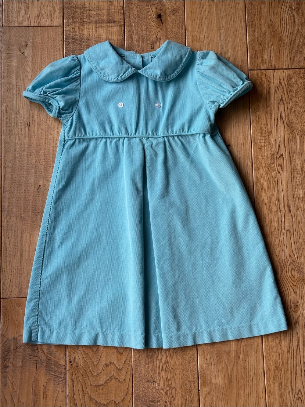 Shrimp & Grits Kids Light Blue Corduroy Dress size 5